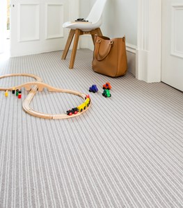 Create a modern contemporary hallway or staircase with our striped carpets
