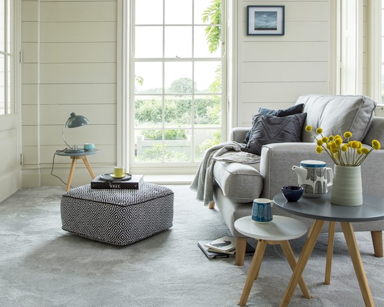 Starlight Living Room Grey Carpet