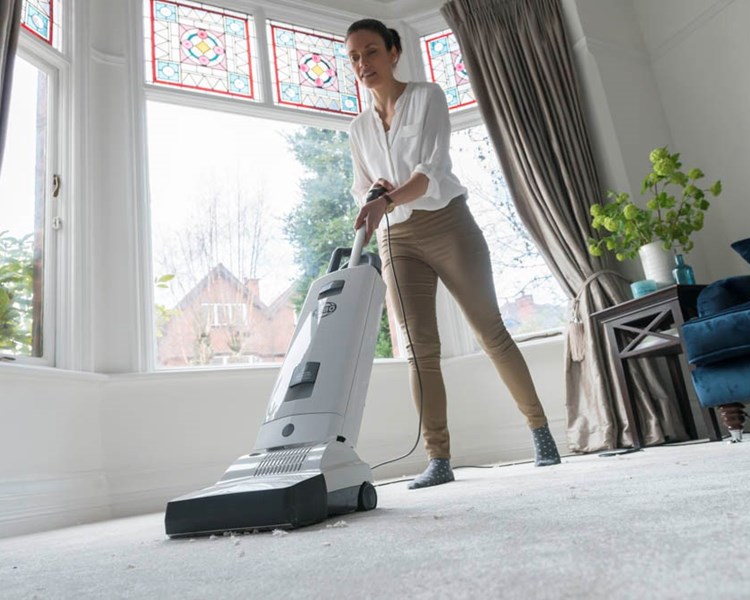 Caring for your carpet hoovering the lounge